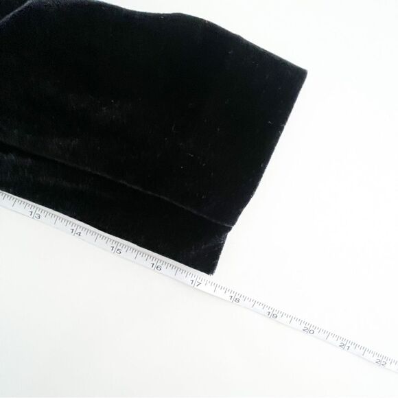 Melanie Lyne Stretch Velvet Blazer Zip Up Women's 10 Peplum - Picture 5 of 7